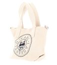 KARL LAGERFELD Ikon Circle Choup Shopper Cream White KARL LAGERFELD Ikon Circle Choup Shopper Cream White
