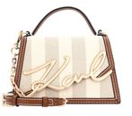 KARL LAGERFELD K / Signature 2.0 Crossbody Bag Natural Canvas Tan KARL LAGERFELD K / Signature 2.0 Crossbody Bag Natural Canvas Tan