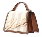 KARL LAGERFELD K / Signature 2.0 Crossbody Bag Natural Canvas Tan KARL LAGERFELD K / Signature 2.0 Crossbody Bag Natural Canvas Tan