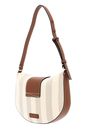 KARL LAGERFELD K / Signature Flap Shoulder Bag SHB CNV Natural Canvas Tan