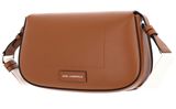 KARL LAGERFELD K / Circle Saddle Crossbody Perforated Dark Tan KARL LAGERFELD K / Circle Saddle Crossbody Perforated Dark Tan