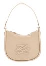 KARL LAGERFELD K / Autograph Patch Halfmoon Shoulderbag Safari
