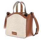 KARL LAGERFELD K / Circle Small Tote Raffia Mesh Natural Tan KARL LAGERFELD K / Circle Small Tote Raffia Mesh Natural Tan