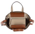 KARL LAGERFELD K / Circle Small Tote Raffia Mesh Natural Tan KARL LAGERFELD K / Circle Small Tote Raffia Mesh Natural Tan
