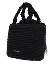 KARL LAGERFELD K / Signature Scarf Beach Bag Black KARL LAGERFELD K / Signature Scarf Beach Bag Black