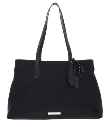 KARL LAGERFELD Ikon Nylon Outline Tote L Black KARL LAGERFELD Ikon Nylon Outline Tote L Black