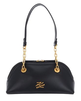 KARL LAGERFELD K / Autograph Bowling Shoulderbag S Black / Gold KARL LAGERFELD K / Autograph Bowling Shoulderbag S Black / Gold