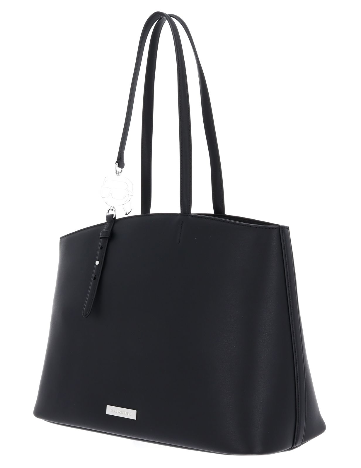KARL LAGERFELD Ikon Smooth Large Outline Tote L Black KARL LAGERFELD Ikon Smooth Large Outline Tote L Black