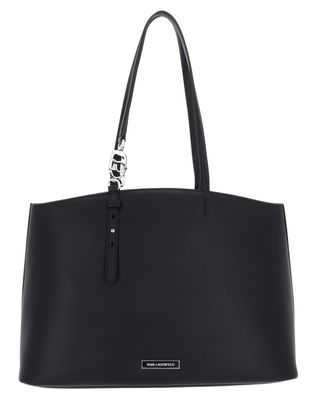 KARL LAGERFELD Ikon Smooth Large Outline Tote L Black KARL LAGERFELD Ikon Smooth Large Outline Tote L Black