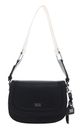 DKNY Nia Flap Shoulder Bag M Black / Silver