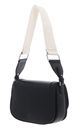 DKNY Nia Flap Shoulder Bag M Black / Silver