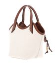 DKNY Mari Mini Tote Crossbody Natural / Saddle