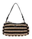 DKNY Remy Top Zip Shoulder Bag Blk / Natural