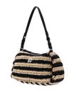DKNY Remy Top Zip Shoulder Bag Blk / Natural
