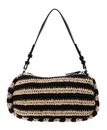 DKNY Remy Top Zip Shoulder Bag Blk / Natural