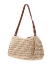 DKNY Remy Top Zip Shoulder Bag Natural / Saddle DKNY Remy Top Zip Shoulder Bag Natural / Saddle
