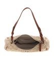 DKNY Remy Top Zip Shoulder Bag Natural / Saddle DKNY Remy Top Zip Shoulder Bag Natural / Saddle
