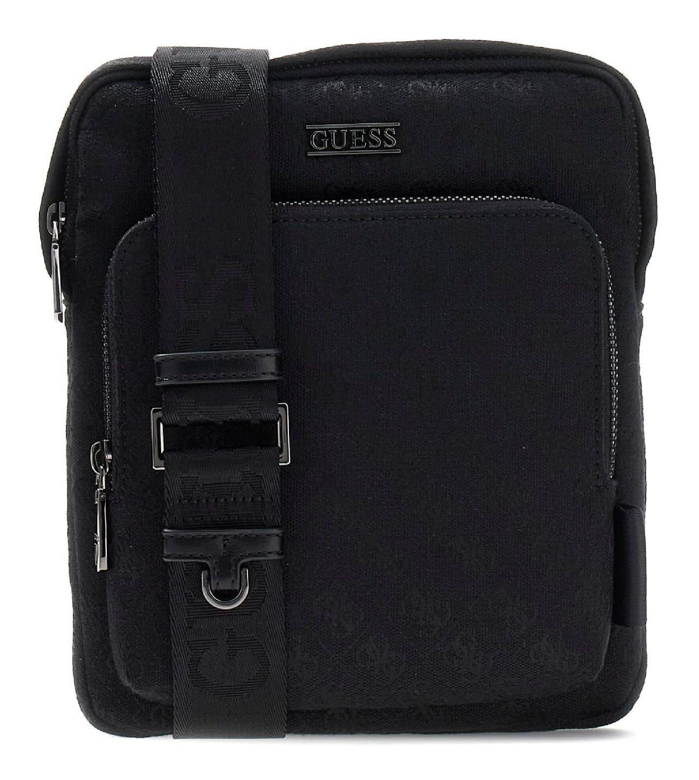 GUESS Boston Crossbody Flat Dark Black