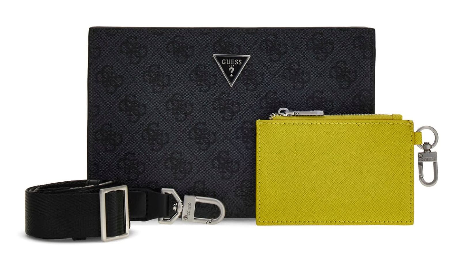 GUESS Milano Crossbody Top Zip Bag Black