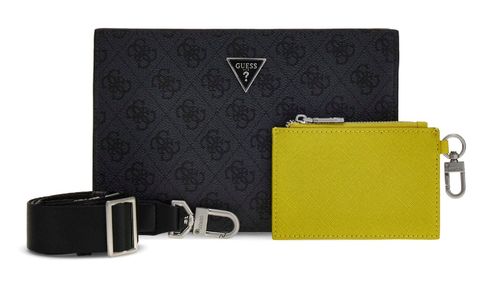 GUESS Milano Crossbody Top Zip Bag Black