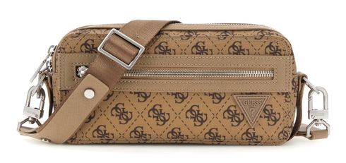 GUESS Berlin Camera Bag S Beige Brown GUESS Berlin Camera Bag S Beige Brown