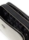 GUESS Torino Camera Bag Double Zip Black / White GUESS Torino Camera Bag Double Zip Black / White
