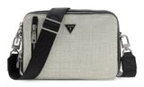 GUESS Torino Camera Bag Double Zip Black / White GUESS Torino Camera Bag Double Zip Black / White