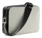 GUESS Torino Camera Bag Double Zip Black / White GUESS Torino Camera Bag Double Zip Black / White