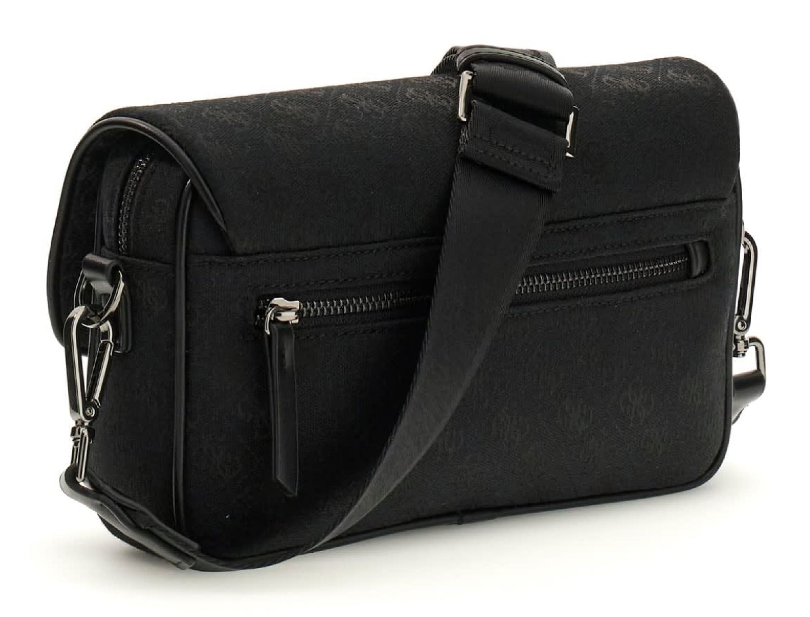 GUESS Boston Messenger Dark Black GUESS Boston Messenger Dark Black