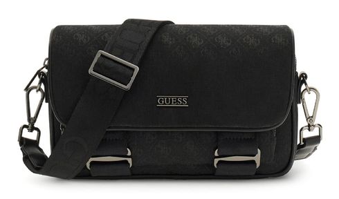GUESS Boston Messenger Dark Black GUESS Boston Messenger Dark Black