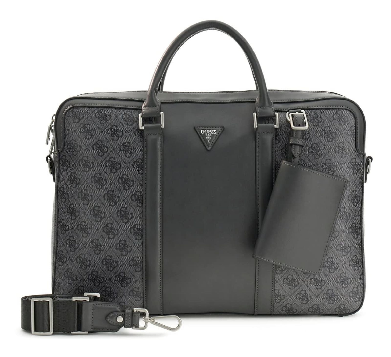 GUESS Milano Laptop Bag M Black / Antracite