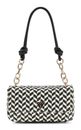 GUESS Tessi Flap Shoulder Bag Black Multi