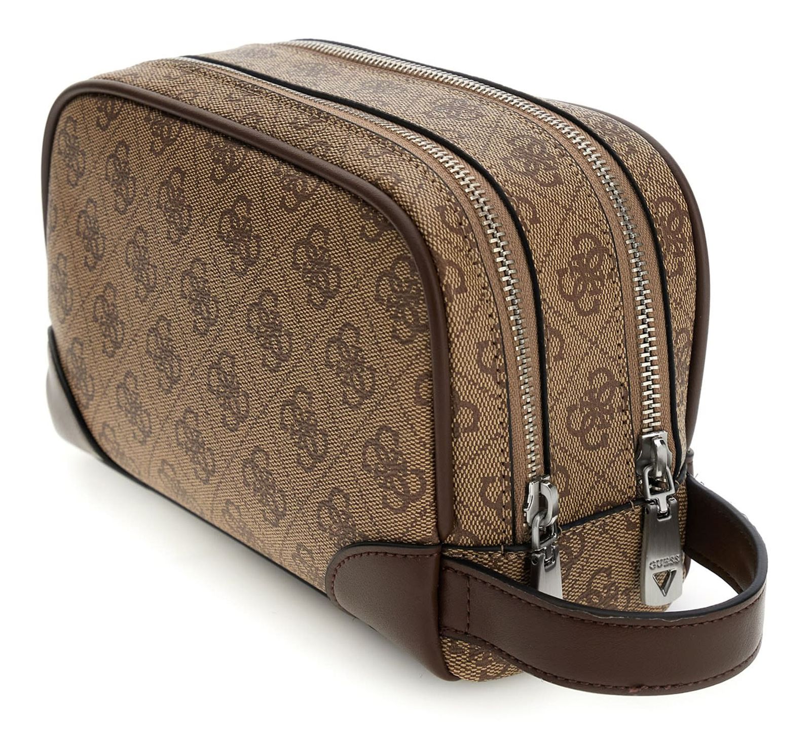 GUESS Milano Small Necessaire Beige / Cognac GUESS Milano Small Necessaire Beige / Cognac