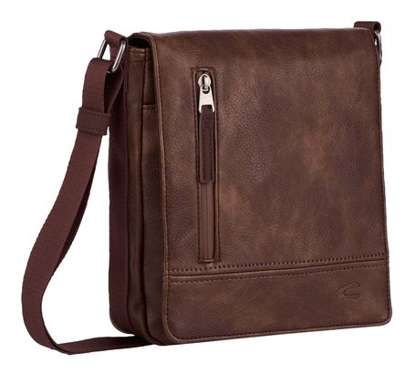 camel active Traces Flap Bag Top Zip M Brown