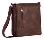 camel active Traces Flap Bag Top Zip M Brown