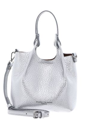 GIANNI CHIARINI Dua Handbag Silver - Clay GIANNI CHIARINI Dua Handbag Silver - Clay