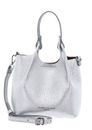 GIANNI CHIARINI Dua Handbag Silver - Clay