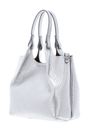 GIANNI CHIARINI Dua Handbag Silver - Clay