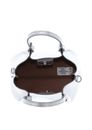 GIANNI CHIARINI Dua Handbag Silver - Clay
