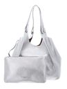 GIANNI CHIARINI Dua Shopping Bag Silver - Clay