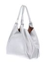 GIANNI CHIARINI Dua Shopping Bag Silver - Clay