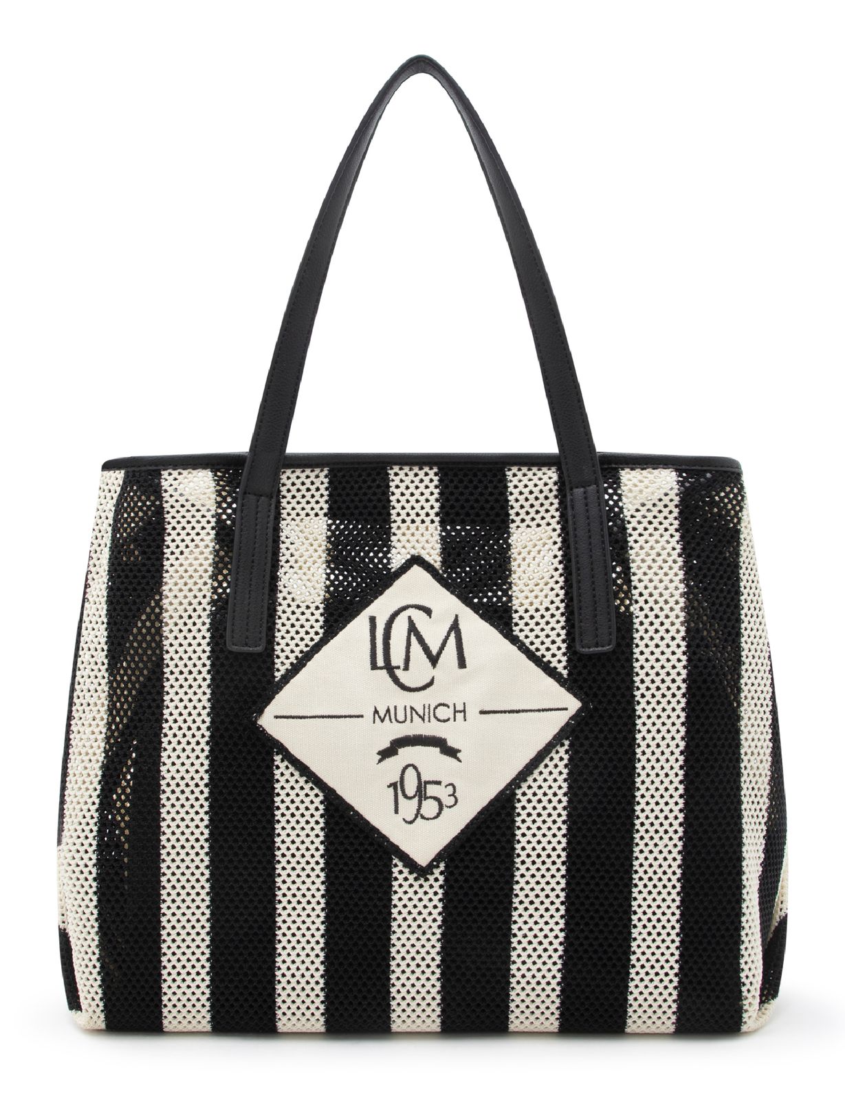 L.CREDI Rima Shopper Black / White