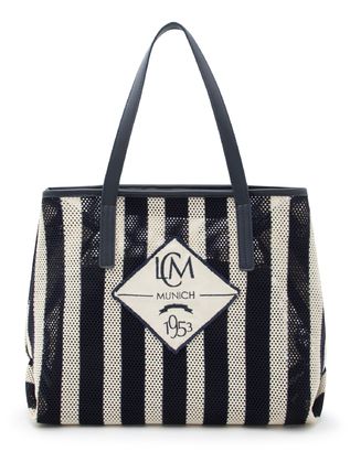 L.CREDI Rima Shopper Marine / Weiss