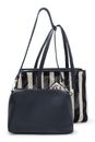 L.CREDI Rima Shopper Marine / Weiss L.CREDI Rima Shopper Marine / Weiss
