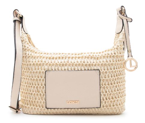 L.CREDI Ramina Crossbody Bag White Sand