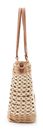 L.CREDI Romina Shopper Beige / Weiss