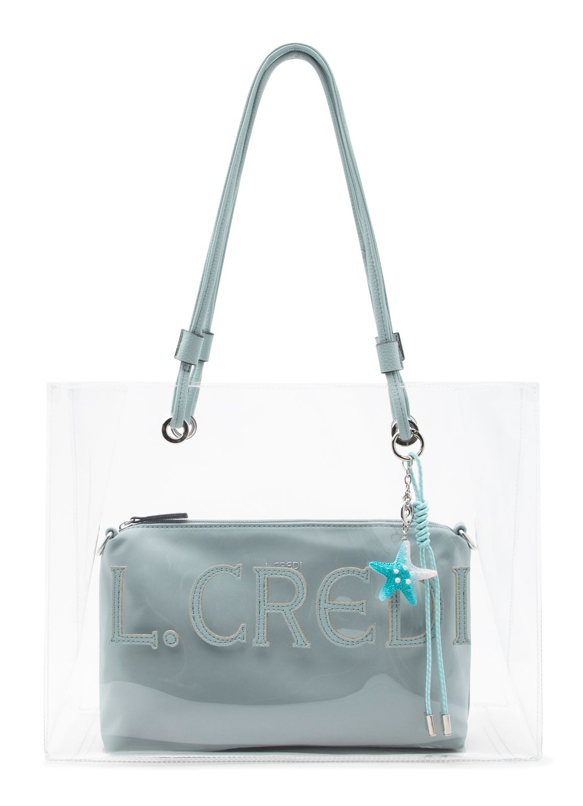 L.CREDI Reja Shoulder Bag Mint Blue