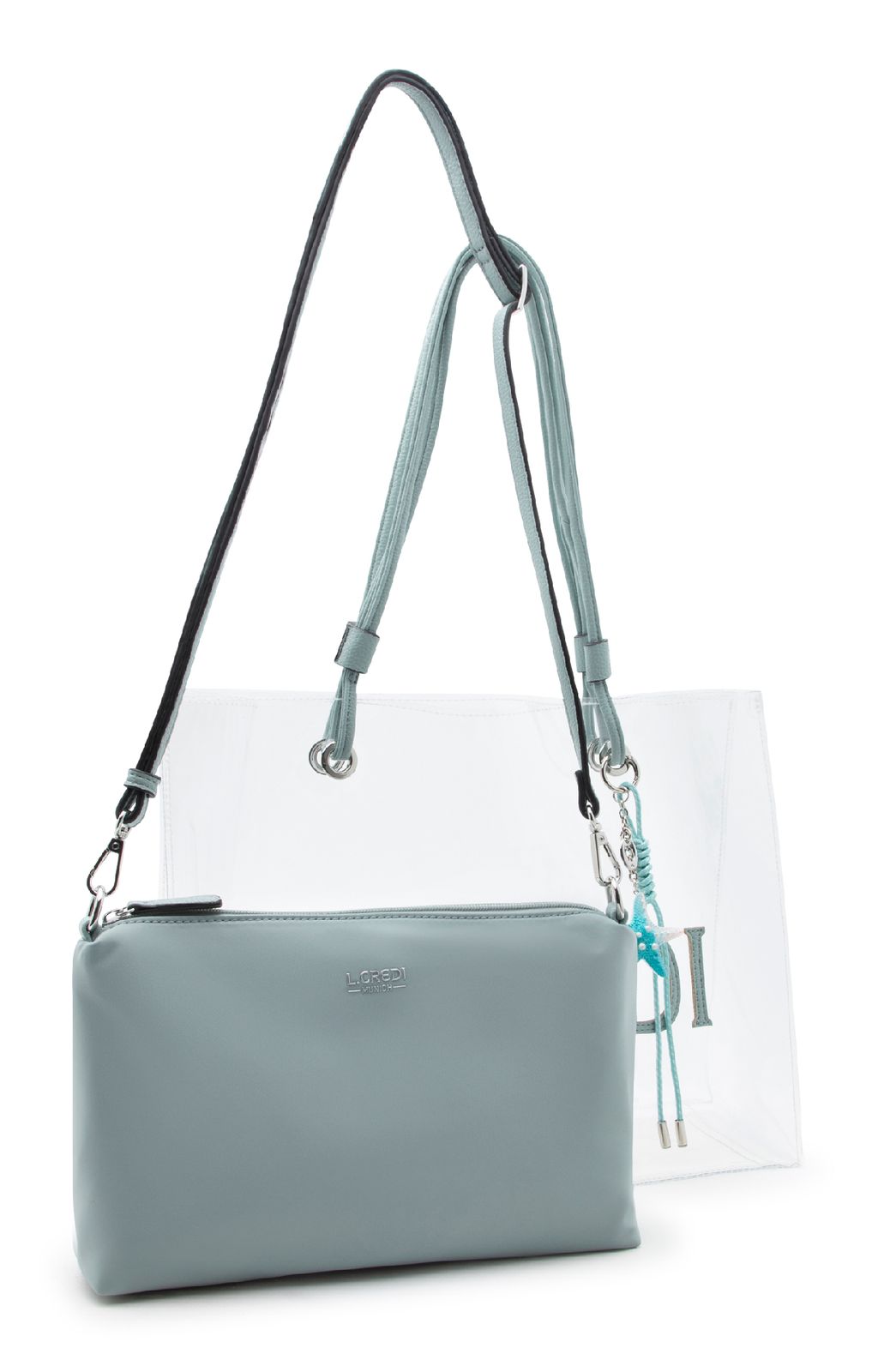 L.CREDI Reja Shoulder Bag Mint Blue L.CREDI Reja Shoulder Bag Mint Blue