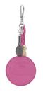 LACOSTE Mirror Racket Croc Charm Fushia