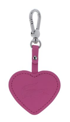 LACOSTE Heart Charm Fushia